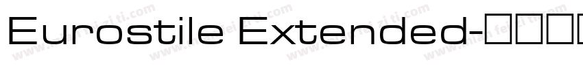 Eurostile Extended字体转换